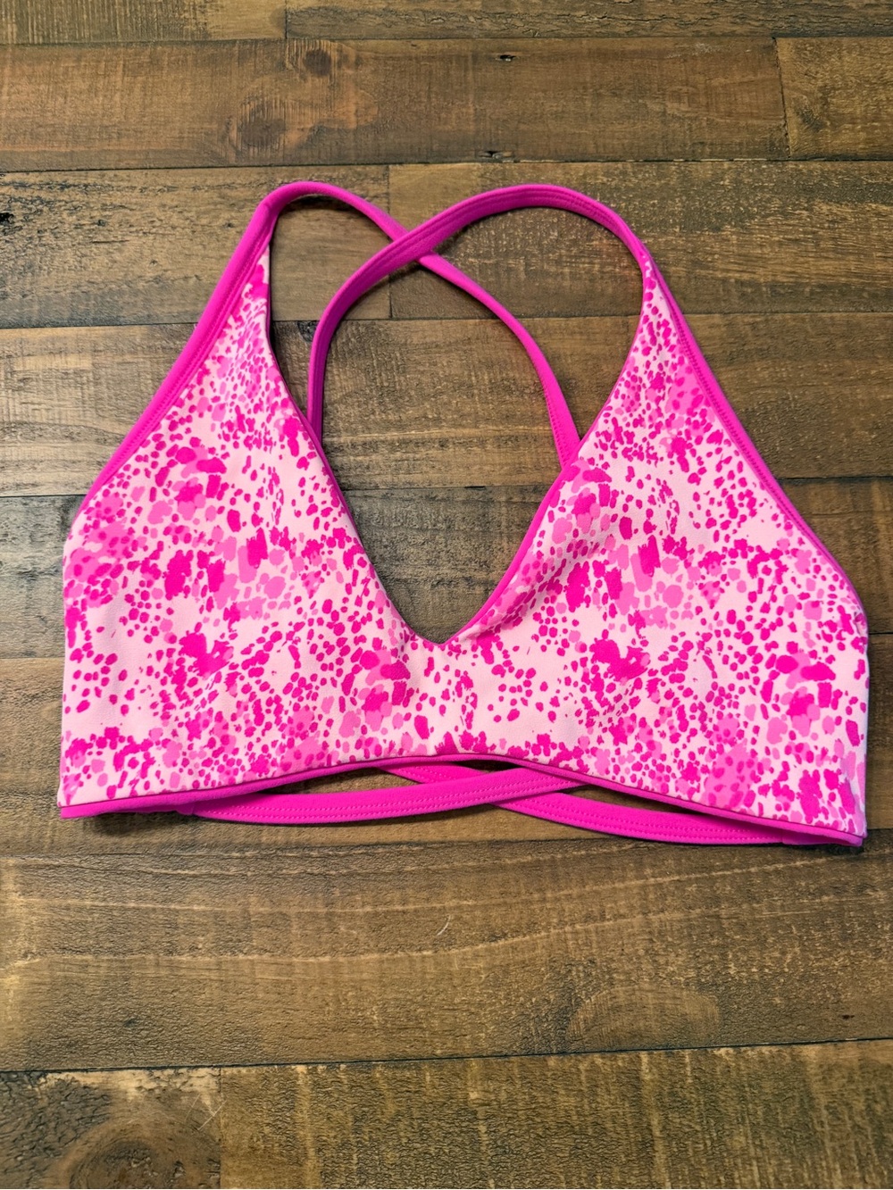 BuffBunny Women’s Hot Pink Versatile Sports Bra- Medium NWOT